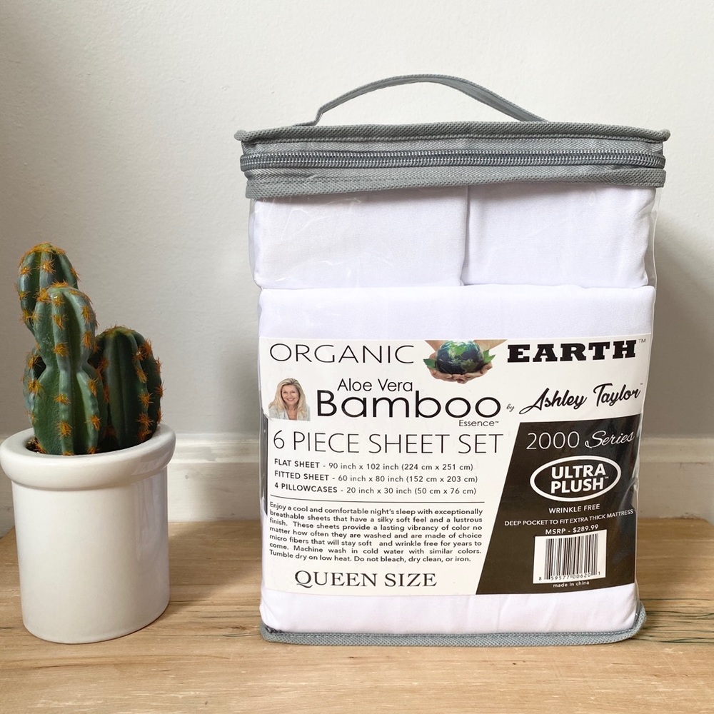 🆕 Bamboo by Ashley Taylor 6-PC sheet set